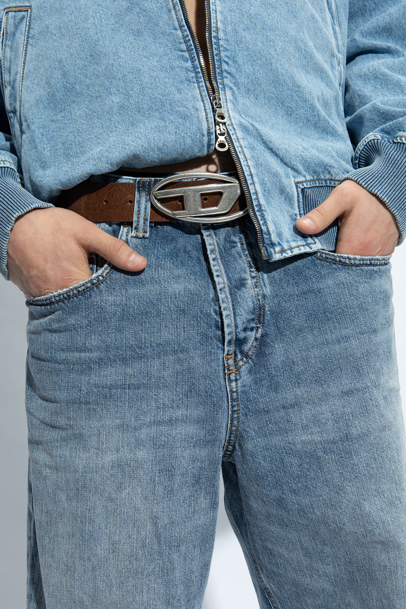 Diesel 'OVAL D LOGO' belt | Men's | Vitkac